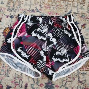 Calvin Klein Women’s Running Shorts Multicolor Built In Briefs, sz XS
